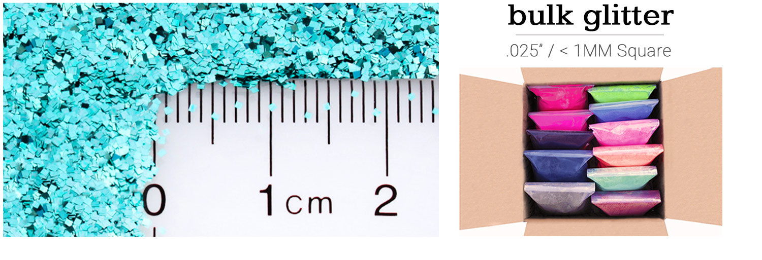 Wholesale Bulk Square Glitter .025"