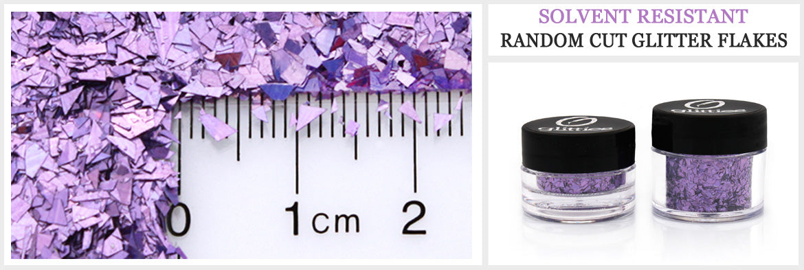 Solvent Resistant Glitter Flakes