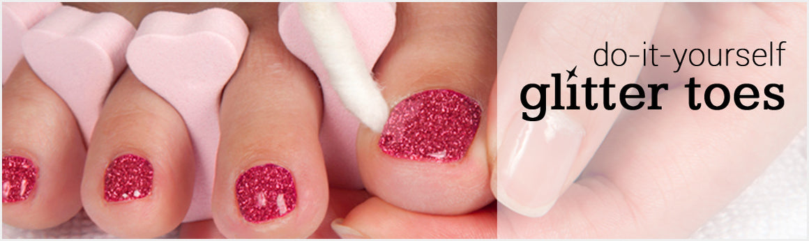 DIY Glitter Toes Kits