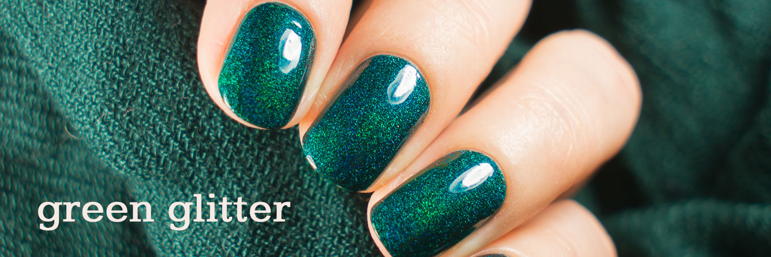 Green Tinsel (Glitter Collection) – Kiki London