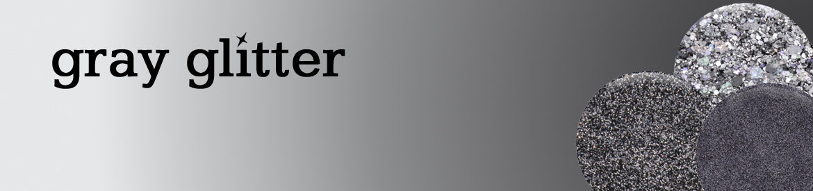 gray glitter
