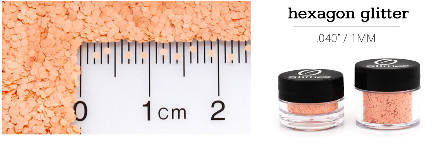 Hexagon Glitter .040 / 1 MM