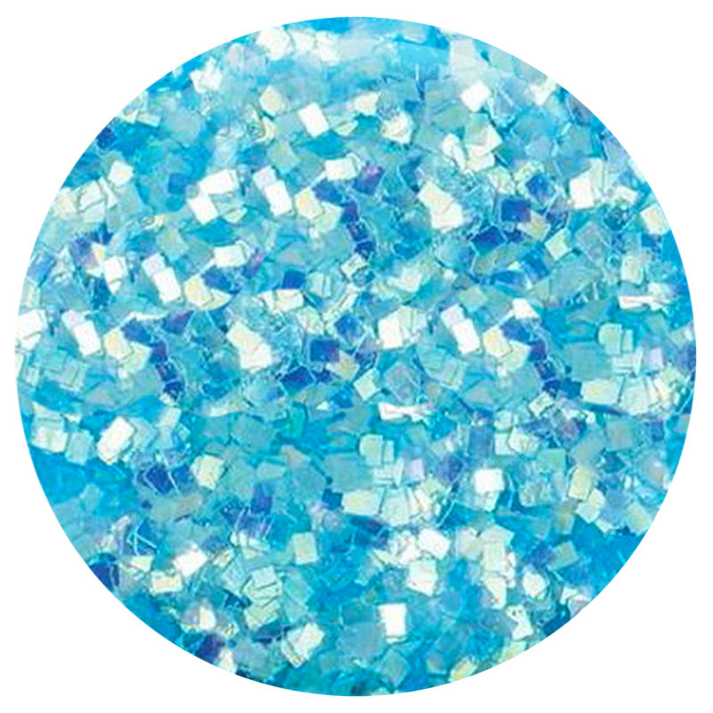 Iridescent Bright Blue Square .035"