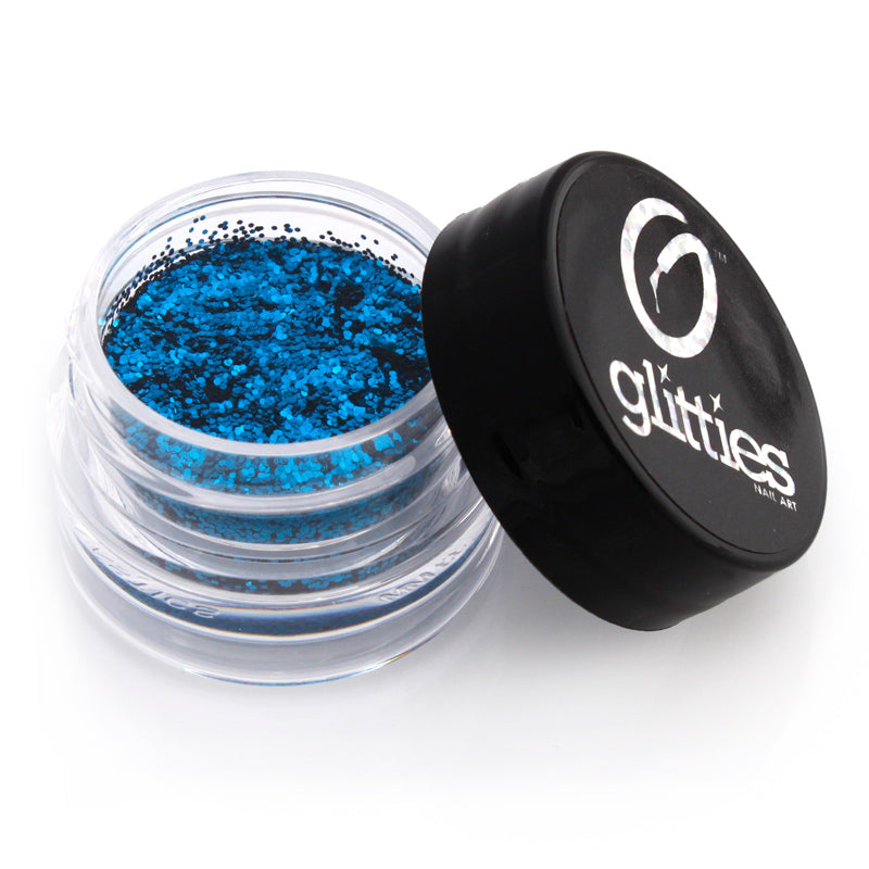 Blue Teal Hexagon .015"