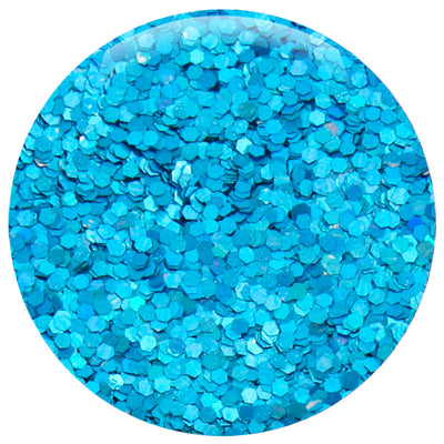 Ocean Blue Jewel Hexagon .040" – Bulk