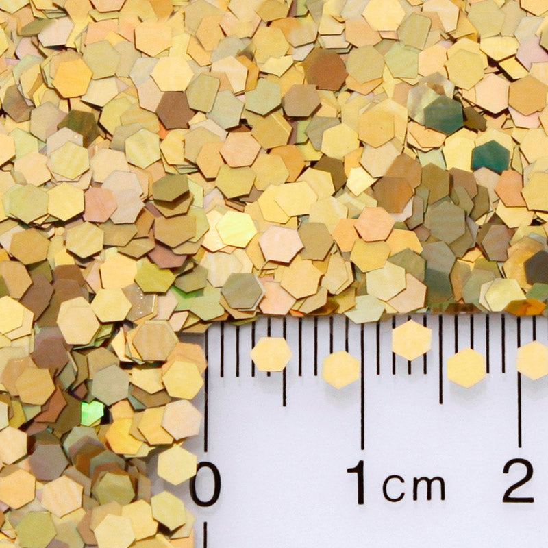 Gold Jewel Hexagon .094" – Bulk