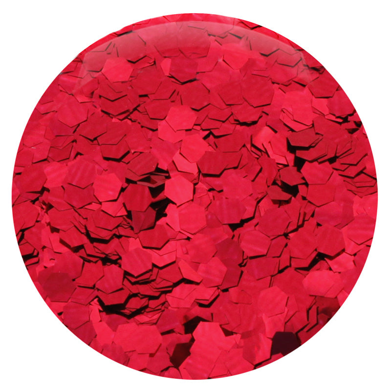 Ruby Red Hexagon .094"