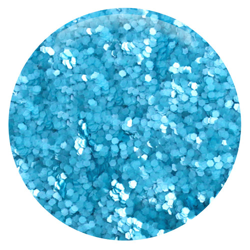Powder Blue Matte Hexagon .040" – Bulk