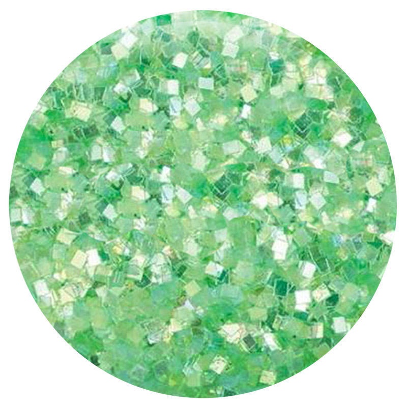 Iridescent Green Square .035"