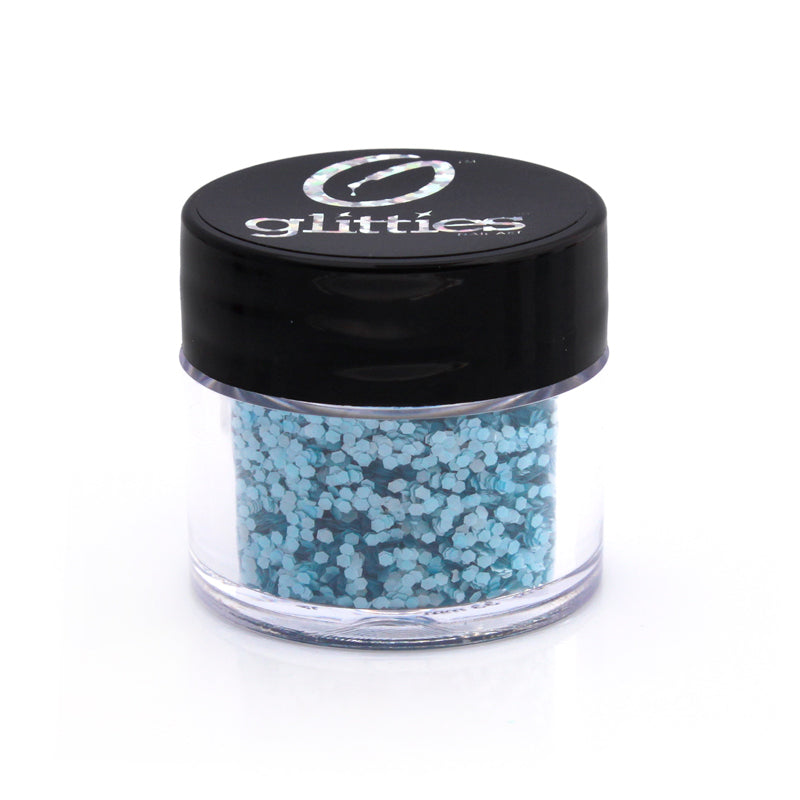 Powder Blue Matte Hexagon .040"