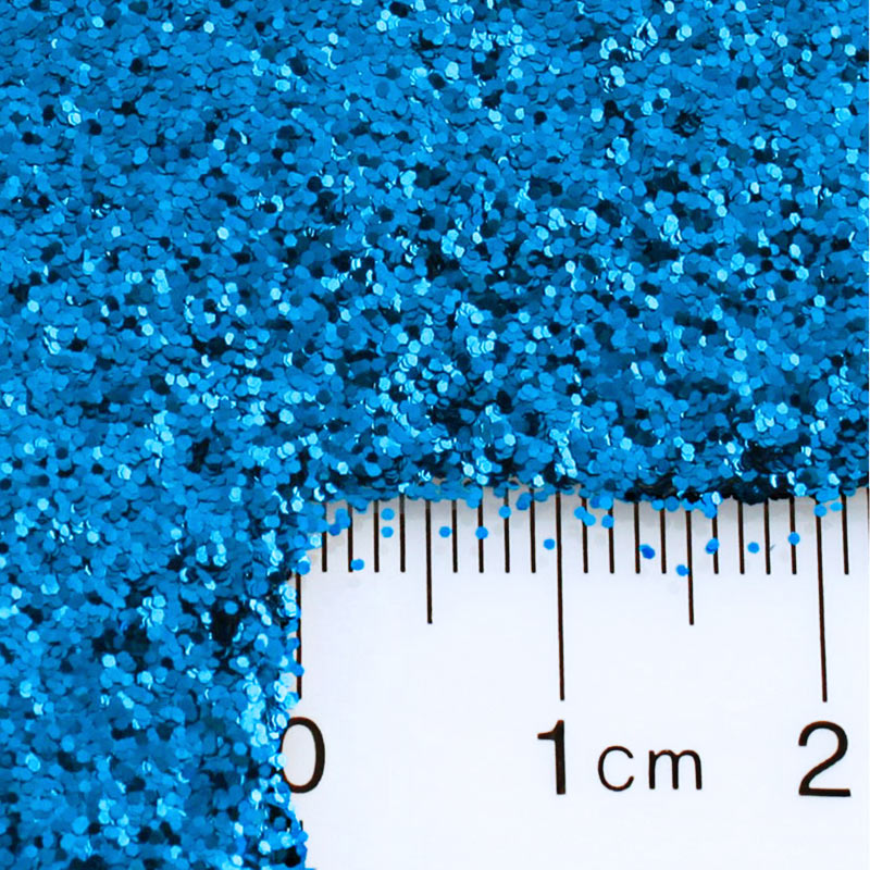 Blue Teal Hexagon .015"