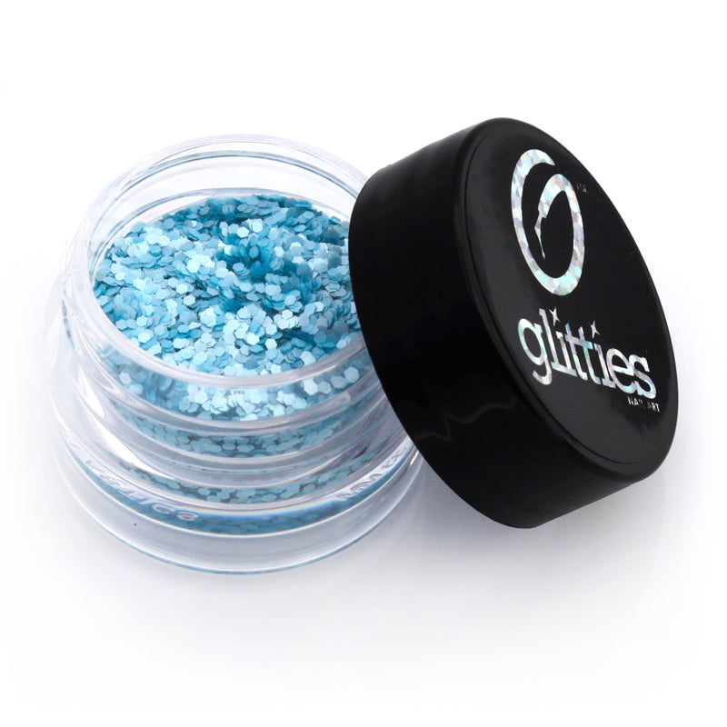 Powder Blue Matte Hexagon .040"