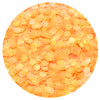 Iridescent Orange Hexagon .062"