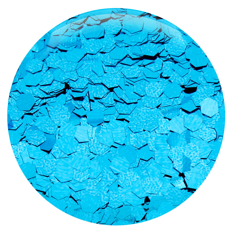 Ocean Blue Hexagon .094" – Bulk