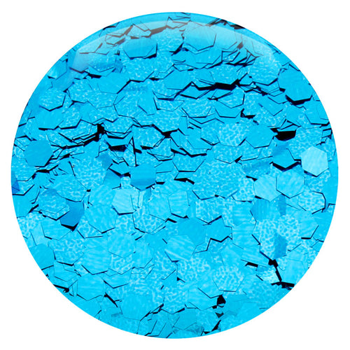 Ocean Blue Hexagon .094" – Bulk