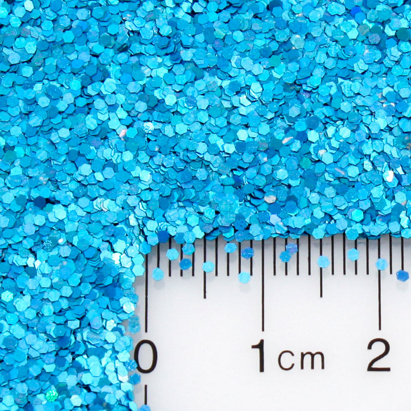 Ocean Blue Jewel Hexagon .040" – Bulk