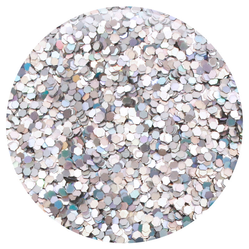 6 PK - Holographic Silver & Gold Jewel Glitter Kit