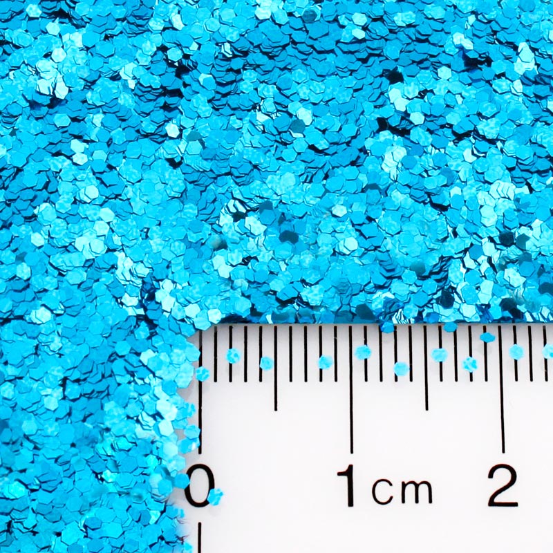 Ocean Blue Hexagon .040" – Bulk