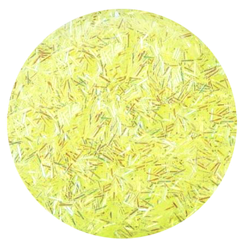 Iridescent Yellow Flitter .062"