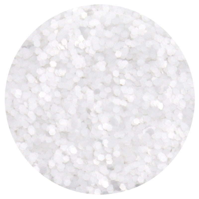 Snow White Hexagon .040" – Bulk