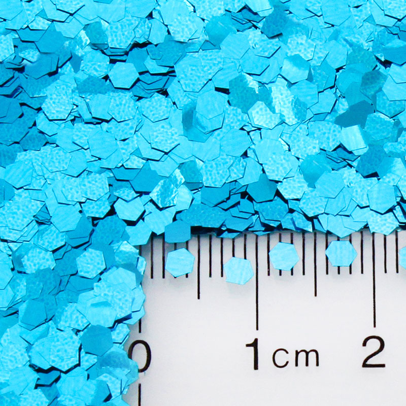 Ocean Blue Hexagon .094" – Bulk