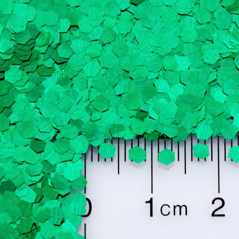 Emerald Green Hexagon .094"