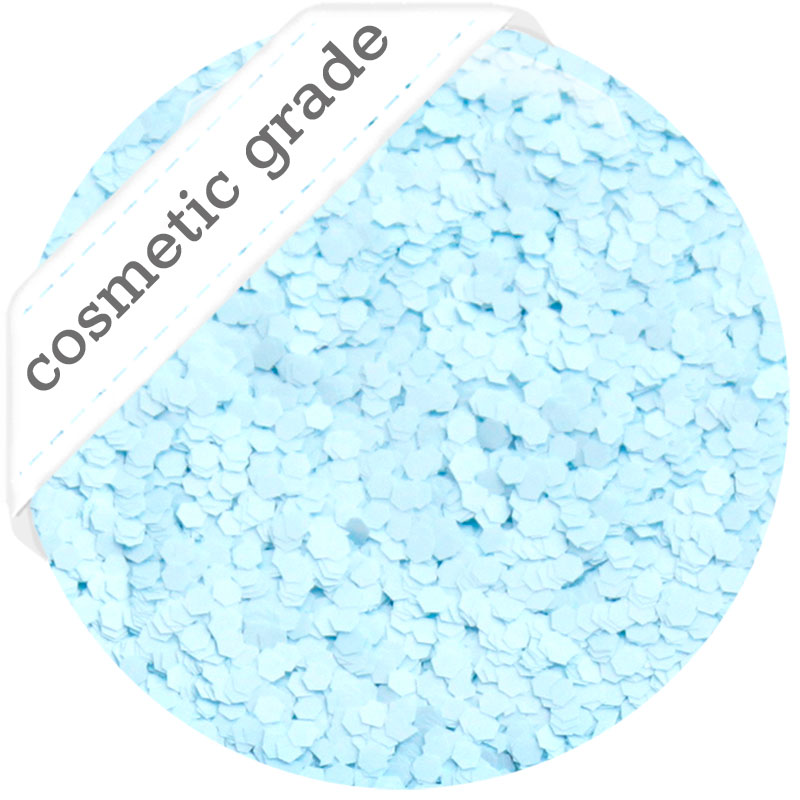 *NEW* Baby Blue Hexagon .040"