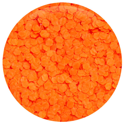 Neon Orange Hexagon .062" – Bulk